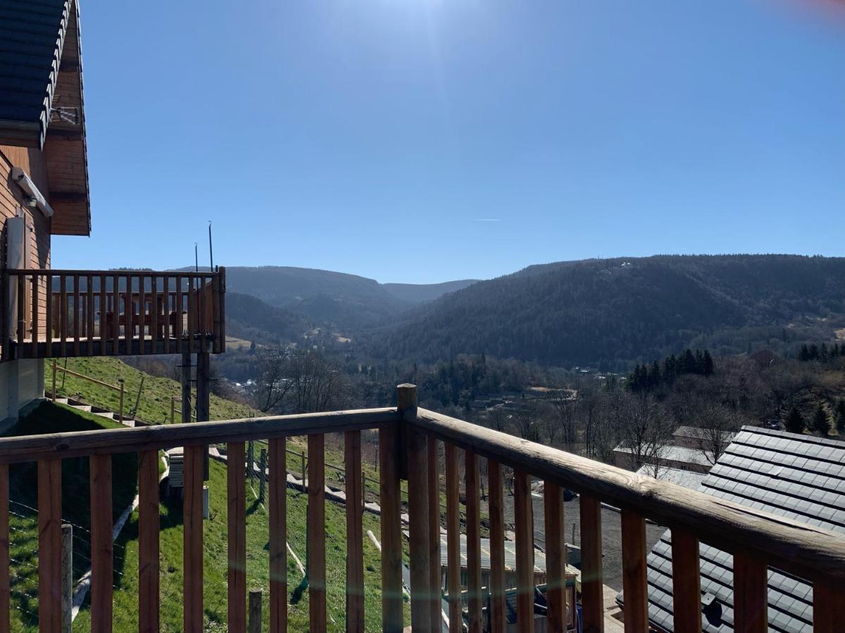 Chalet montagnard Perce Neige avec terrasse plein sud-5 personnes Murat-le-Quaire Extérieur photo